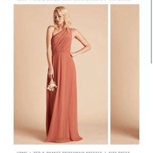 Birdy Grey Terra-cotta bridesmaid dress